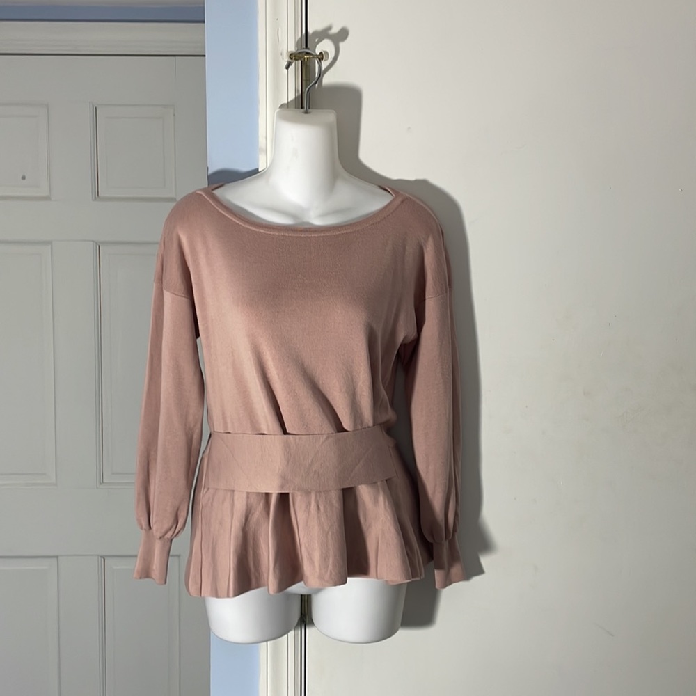 Agnona Peplum Sweater
